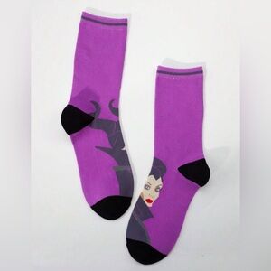 •Keep it Villainous• Maleficent Disney Villains Graphic Unisex Socks 3 for $21